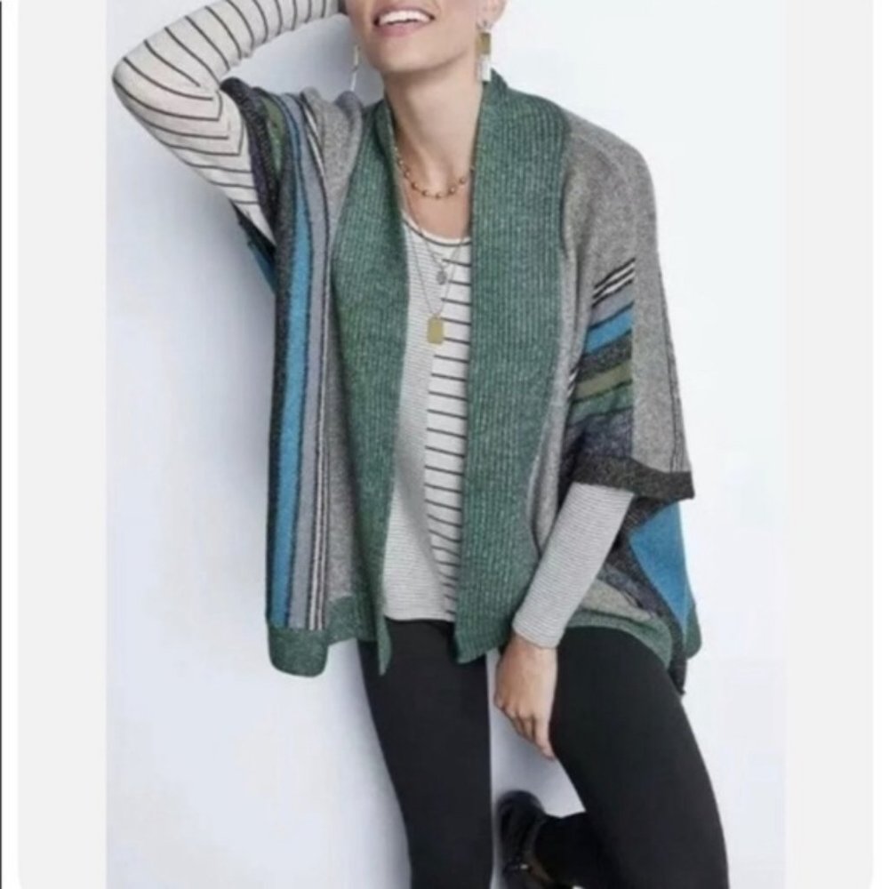 Cabi Windchill Poncho Sweater Cardigan Style 3846 Size XS